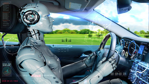 智能机器人驾驶汽车16秒视频