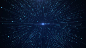 4K粒子光线分散穿梭背景15秒视频