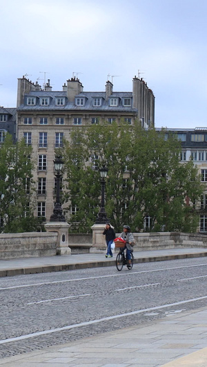 法国巴黎城市街道街景实拍视频合集城市风光87秒视频