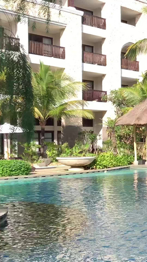 酒店度假村游泳池五星级酒店16秒视频