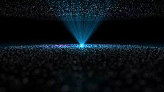 4K粒子环绕光效视频