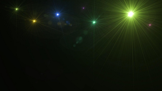 动态光效舞台灯光透明背景视频元素视频