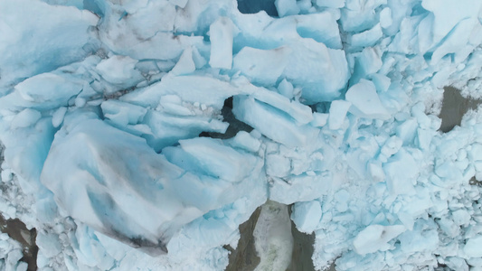 Blue Nigardsbreen Glacier 是欧洲最大的 Jostedalsbreen 冰川的一部分。视频