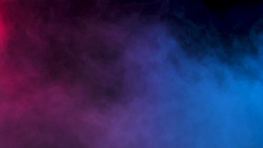 彩色烟雾的抽象云视频