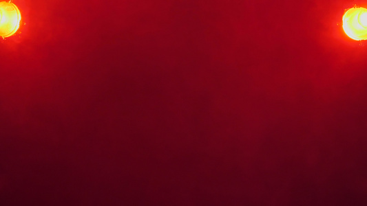 红色灯光上的抽象烟雾和烟雾视频