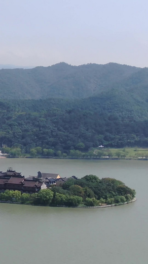 浙江最大的天然淡水湖4A东钱湖景区自然风光117秒视频