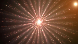 橙色星星扩散粒子发光大气震撼晚会舞台LED背景180秒视频