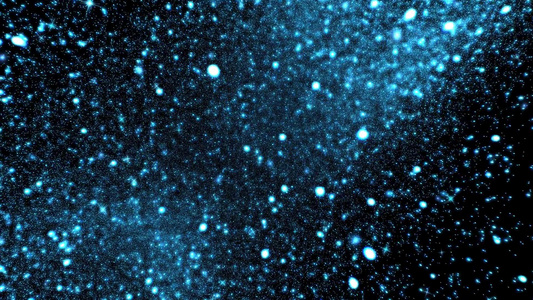 蓝光星系粒子光束唯美背景视频