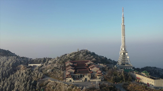 航拍衡阳风景名胜古迹5a景区人文[文化景观]视频