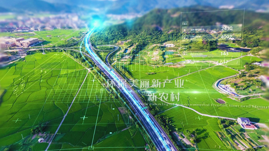 中国生态新农村AE模板[生态群]视频