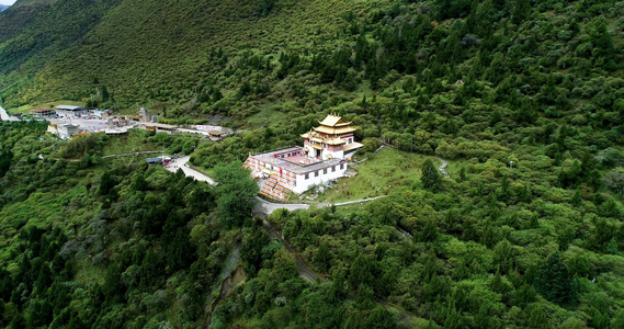 4K四川四姑娘山长坪沟喇嘛寺视频