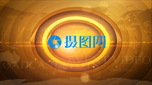 大气震撼背景logo展示会声会影x9模板9秒视频