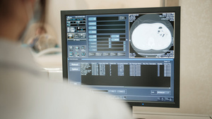 4K实拍医院CT医疗设备24秒视频