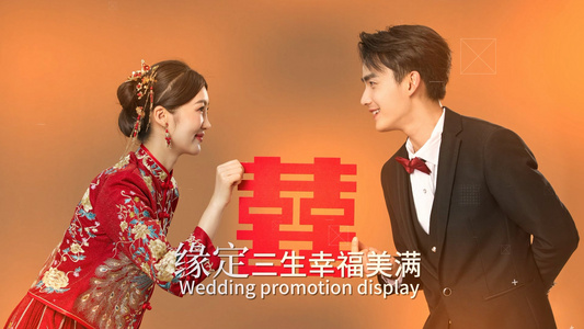 浪漫温馨情人表白婚礼婚庆PR视频模板视频