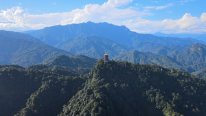 4K航拍四川成都青城山5A景区56秒视频