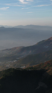 川西高山大景航拍无人机视频