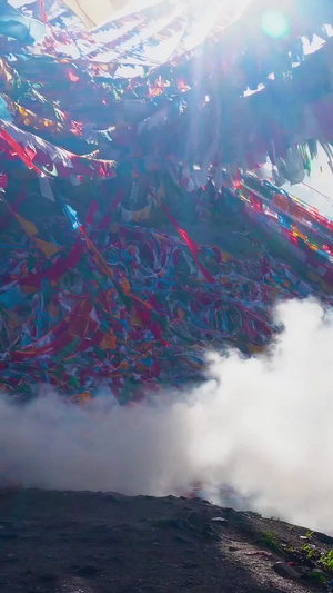 【旅游宣传片】香格里拉风景实拍合集日照金山45秒视频