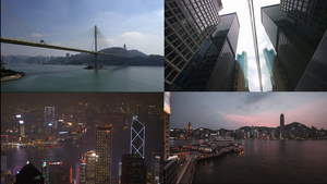 【城市宣传片】4k香港街道实拍视频40秒视频