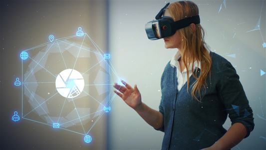 VR虚拟信息智能科技视频