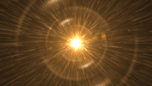 金色光圈粒子背景15秒视频
