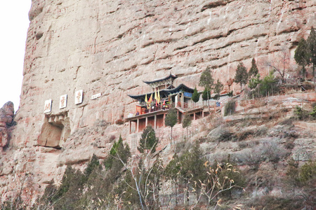 甘肃临夏5A景点炳灵寺航拍视频