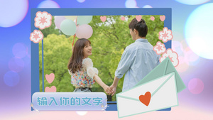 唯美胶片蝴蝶飞舞婚礼图片展示模板PR cc201851秒视频