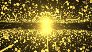 金色粒子背景视频素材30秒视频