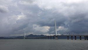 深圳湾大桥延时22秒视频
