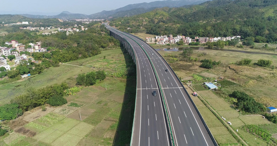 高速公路航拍4K[高等级公路]视频