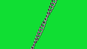 铁链子绿幕抠像素材20秒视频