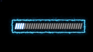 科技进度加载条（带通道）10秒视频