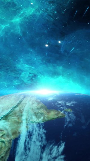 宇宙地球星空背景视频素材地球背景30秒视频