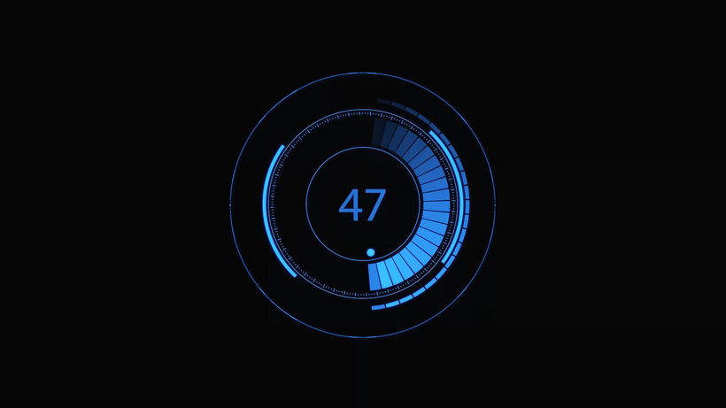 圆环进度条科技元素-资灵