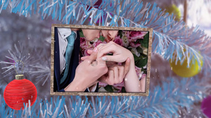 圣诞节相册照片节日浪漫展示AE模板cc201475秒视频