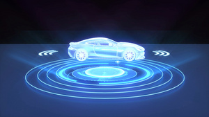 新能源汽车动画8秒视频