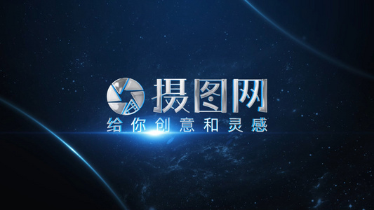 科技LOGO演绎片头片尾视频