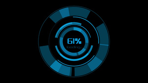 高科技百分比进度条加载15秒视频