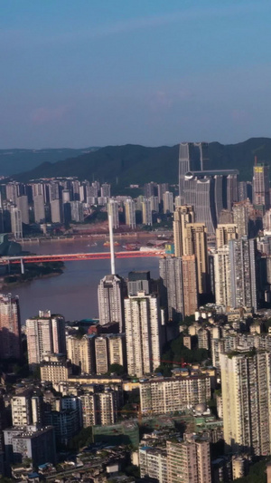 重庆城市渝中区航拍素材重庆航拍素材91秒视频