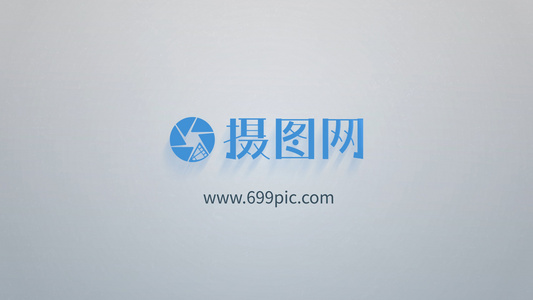 简约logo片头演绎AE模板视频