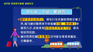 返程复工客运站车站机场出租车防控疫情AE模板24秒视频