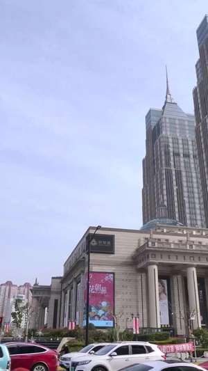 【城市宣传片】上海延时车流路口合集大世界44秒视频