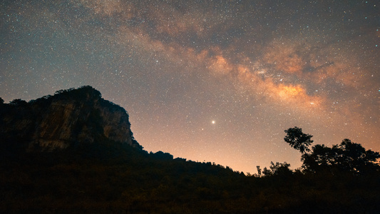 4K星空银河延时视频