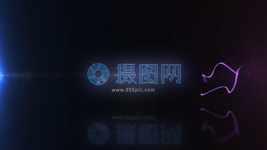 LOGO能量粒子Logo展示动画AEC2017模板视频