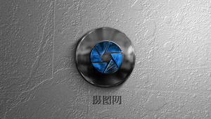 钢铁金属质感Logo演绎AECC2017模板15秒视频