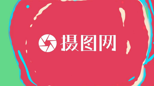 多彩颜料渲染LOGO展示片头会声会影X10模板视频