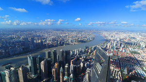 4K俯瞰上海金融中心9秒视频