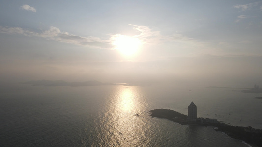 日出日落晚霞夕阳航拍视频