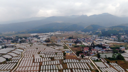 4K航拍农业种植基地视频