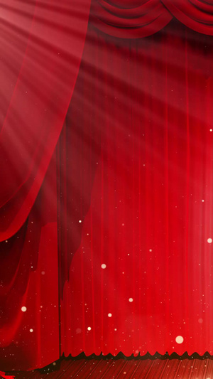 红色幕布帘幕喜庆背景视频红色帷幕40秒视频