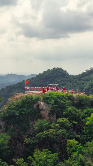 千山5A级旅游景区五大禅林耶稣光22秒视频